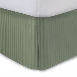 300tc Sateen Stripe Tailored Bed Skirt