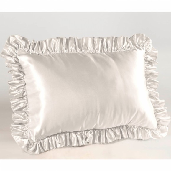 Satin Ruffled Pillow Sham