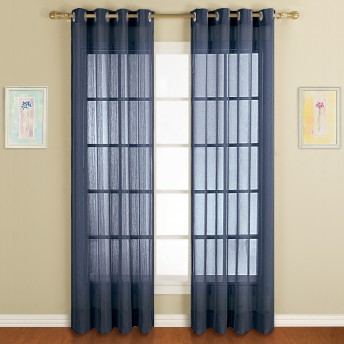 Dakota Semi-Sheer Grommet Top Curtain Panel 