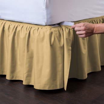 Ashton Detachable Ruffled Bed Skirt