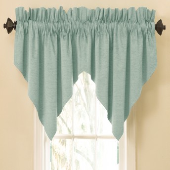 Waverly Sound Asleep Room-Darkening Rod Pocket Ascot Valance