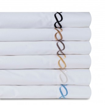Wickham Rope Embroidered 300 Thread-Count Sheet Set